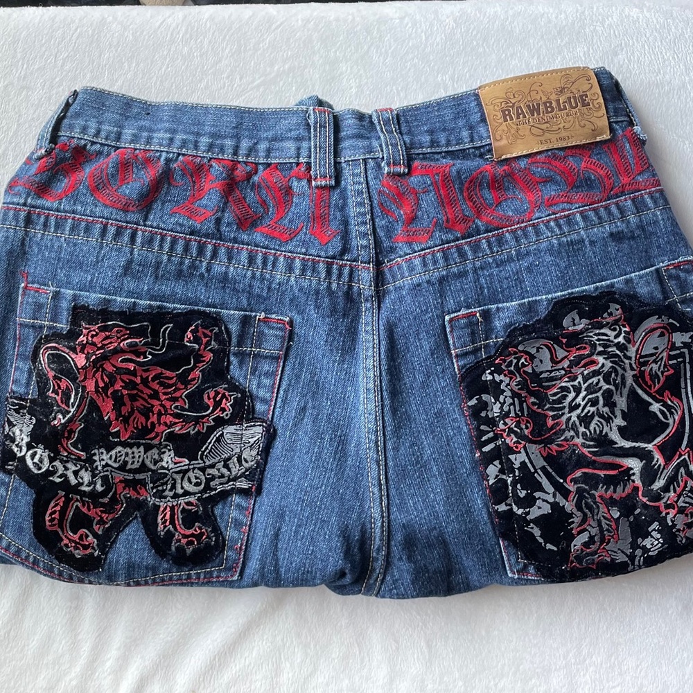 Rawblue y2k Blue Jean Shorts